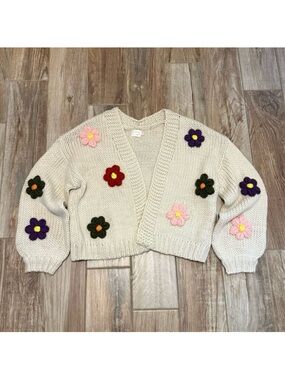 Dreamers by Debut Daisie 3D Floral Cardigan